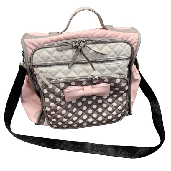 Betsey Johnson Bags Betsey Johnson Diaper Bag Backpack Baby Quilted